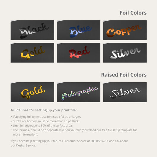 foil colors